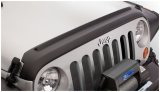 Bushwacker 07-18 Jeep Wrangler (JK) / (JK) Unlimited Trail Armor Hood Guard - Black thumbnail 2