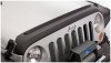 Bushwacker 07-18 Jeep Wrangler (JK) / (JK) Unlimited Trail Armor Hood Guard - Black thumbnail 4