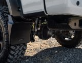 Bushwacker Trail Armor Mud Flaps MUD-40120 Flaps, Armor, Rear, Thermoplastic, Black, Chevrolet, Pair thumbnail 1