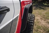 Bushwacker 20-24 Jeep Gladiator Flat Style Flares Rear 2pc - Black thumbnail 2