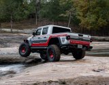 Bushwacker 20-24 Jeep Gladiator Flat Style Flares Rear 2pc - Black thumbnail 3