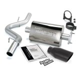 Banks Power 04-06 Jeep 4.0L Wrangler Unlimited Monster Exhaust Sys - SS Single Exhaust w/ Black Tip thumbnail 5