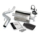 Banks Power 04-06 Jeep 4.0L Wrangler Unlimited Monster Exhaust Sys - SS Single Exhaust w/ Black Tip thumbnail 6