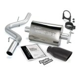 Banks Power 04-06 Jeep 4.0L Wrangler Unlimited Monster Exhaust Sys - SS Single Exhaust w/ Black Tip thumbnail 9