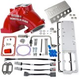Banks Power 13-18 Ram 6.7L Diesel Monster-Ram Intake System Gen-2 w/Fuel Line - Red w/Heater System thumbnail 2