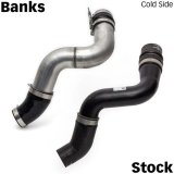 Banks Power - Intercooler Pipes for 2019-2024 2500, 3500 26006 Boost Tube System, 2019-2022 RAM 6.7L, Natural thumbnail 2