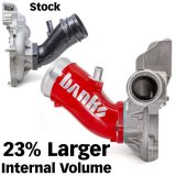 Banks Power 17-24 Chevrolet/GMC 2500/3500 6.6L Duramax L5P Monster-Ram Turbo Inlet Elbow - Red thumbnail 8