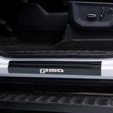 Putco 15-20 Ford F-150 - Regular Cab & SuperCab w/ F-150 Etching (2pcs) Black Platinum Door Sill thumbnail 6