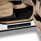 Putco 17-20 Ford SuperDuty Reg/Super Cab w/ SUPERDUTY Etching (2pcs) Black Platinum Door Sills thumbnail 2