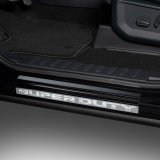 Putco 17-20 Ford SuperDuty Reg/Super Cab w/ SUPERDUTY Etching (2pcs) Black Platinum Door Sills thumbnail 3