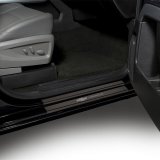 Putco 2019+ Chevrolet Silverado LD- Crew Cab w/ Bow Tie Etching (4pcs) Black Platinum Door Sills thumbnail 3