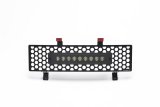 Putco 11-16 Ford SuperDuty - SS Black Punch Design w/ Qty 2 - 6in Light bars Bumper Grille Inserts thumbnail 1
