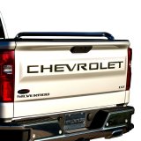 Putco 19-20 Chevy Silverado 1500 - Black Platinum Tailgate Letters CHEVROLET Chevrolet Letters thumbnail 5