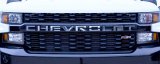 Putco 19-20 Chevy Silverado LD - Grille Letters - Stainless Steel Chevrolet Letters thumbnail 1