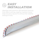 Putco 14-18 Chevy Silverado LD - 4 Door - Crew Cab Element Chrome Window Visors thumbnail 7
