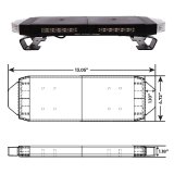Putco 16in Hornet Light Bar - (Amber) LED Stealth Rooftop Strobe Bar thumbnail 6