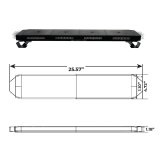 Putco 24in Hornet Light Bar - (Amber) LED Stealth Rooftop Strobe Bar thumbnail 5