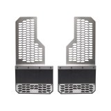 Putco 17-20 Ford SuperDuty Dually - (Fits Rear) - Set of 2 Mud Skins - Brushed SS w/ Hex Shield thumbnail 2