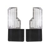 Putco 17-20 Ford SuperDuty Dually - (Fits Rear) - Set of 2 Mud Skins - Brushed SS w/ Hex Shield thumbnail 3