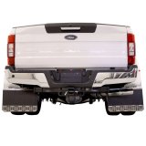 Putco 17-20 Ford SuperDuty Dually - (Fits Rear) - Set of 2 Mud Skins - Brushed SS w/ Hex Shield thumbnail 5