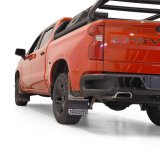 Putco 17-20 Ford SuperDuty Dually - (Fits Rear) - Set of 2 Mud Skins - Brushed SS w/ Hex Shield thumbnail 8