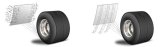 Putco 15-19 Chevy Silv/Sierra HD - Set of 2 (Excl Dually Rear) Mud Skins - HDPE w/ Hex Shield thumbnail 7