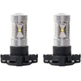 Putco Optic 360 - High Power LED Fog Lamp Bulbs - PY24 - 5200 - H19 thumbnail 1