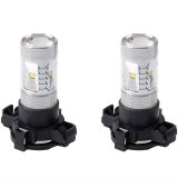 Putco Optic 360 - High Power LED Fog Lamp Bulbs - PY24 - 5200 - H19 thumbnail 3