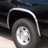 Putco 88-98 Chevrolet CK / Silverado (Incl Sportside) - Full w/o Flares Stainless Steel Fender Trim thumbnail 5