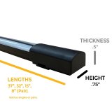 Putco 37In Universal 37In Virtual Blade LED Grille Light Bar Virtual Blade LED Grille Light Bar thumbnail 7