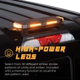 Putco 48In Universal 48In Tri Color Hornet Light (Amber/Blue/White) - LED Stealth Rooftop Strobe Bar thumbnail 5