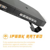 Putco 48In Universal 48In Tri Color Hornet Light (Amber/Blue/White) - LED Stealth Rooftop Strobe Bar thumbnail 6
