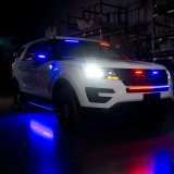 Putco 48In Red / Blue w/ 64 Strobe Patterns & White Over-Ride Light Bars E-Blades thumbnail 6