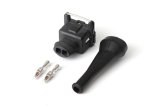 Haltech Bosch EV1 (Square) 2 Pin Junior Timer Female Connector Plug & Pins thumbnail 1