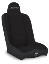 PRP Daily Driver High Back Suspension Seat (Two Neck Slots) - All Black thumbnail 2