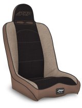 PRP Daily Driver High Back Suspension Seat (Two Neck Slots) - Tan / Black thumbnail 1