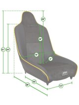 PRP Roadster Low Back Suspension Seat thumbnail 4
