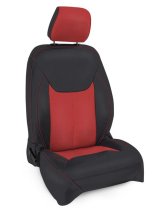 PRP 13-18 Jeep Wrangler JK Front Seat Covers/2 door or 4 door (Pair) - Black/Red thumbnail 2