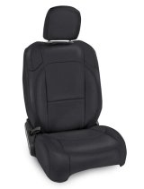 PRP 2018+ Jeep Wrangler JLU/4 Door/ Jeep Gladiator JT/ Rubicon Front Seat Covers (Pair) - All Black thumbnail 2