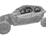 PRP Can-Am Maverick X3 Max Mest Window Net Set (4 seat) thumbnail 3