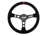 PRP Deep Dish Suede Steering Wheel - Red thumbnail 1