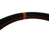 PRP Deep Dish Suede Steering Wheel - Red thumbnail 3