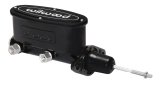 Wilwood High Volume Tandem Master Cylinder - 7/8in Bore Black-W/Pushrod thumbnail 1