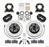 Wilwood Forged Dynalite-M Front Kit 11.30in 1 PC Rotor&Hub-Drill 70-73 Mustang Disc & Drum Spindle thumbnail 1