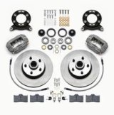 Wilwood Forged Dynalite-M Front Kit 11.30in 1 PC Rotor&Hub Drill-Red 1965-1969 Mustang Disc & Drum thumbnail 4