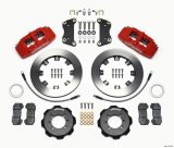 Wilwood Dynapro 6 Front Hat Kit 12.19in Red 2012 Fiat 500 w/ Lines thumbnail 1