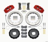 Wilwood Dynapro 6 Front Hat Kit 12.88in Red 2002-Up Mini Cooper w/ Lines thumbnail 1