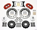 Wilwood Narrow Superlite 6R Front Hub Kit 14.00in Drill Red 79-87 GM G Body thumbnail 1