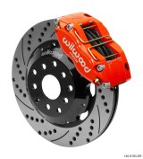 Wilwood Dynapro Radial Front Kit 12.00in Drilled Red Subaru Impreza WRX (*Line Kit Needed*) thumbnail 1