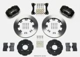 Wilwood Forged Dynalite Front Hat Kit 12.19in Drilled Red 94-01 Honda/Acura w/262mm Disc thumbnail 3